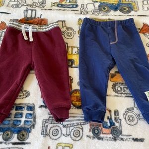 Old Navy Burgundy soft pants/ Blue Cotton thin soft pants